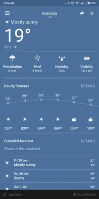 Weather Lite android App screenshot 0